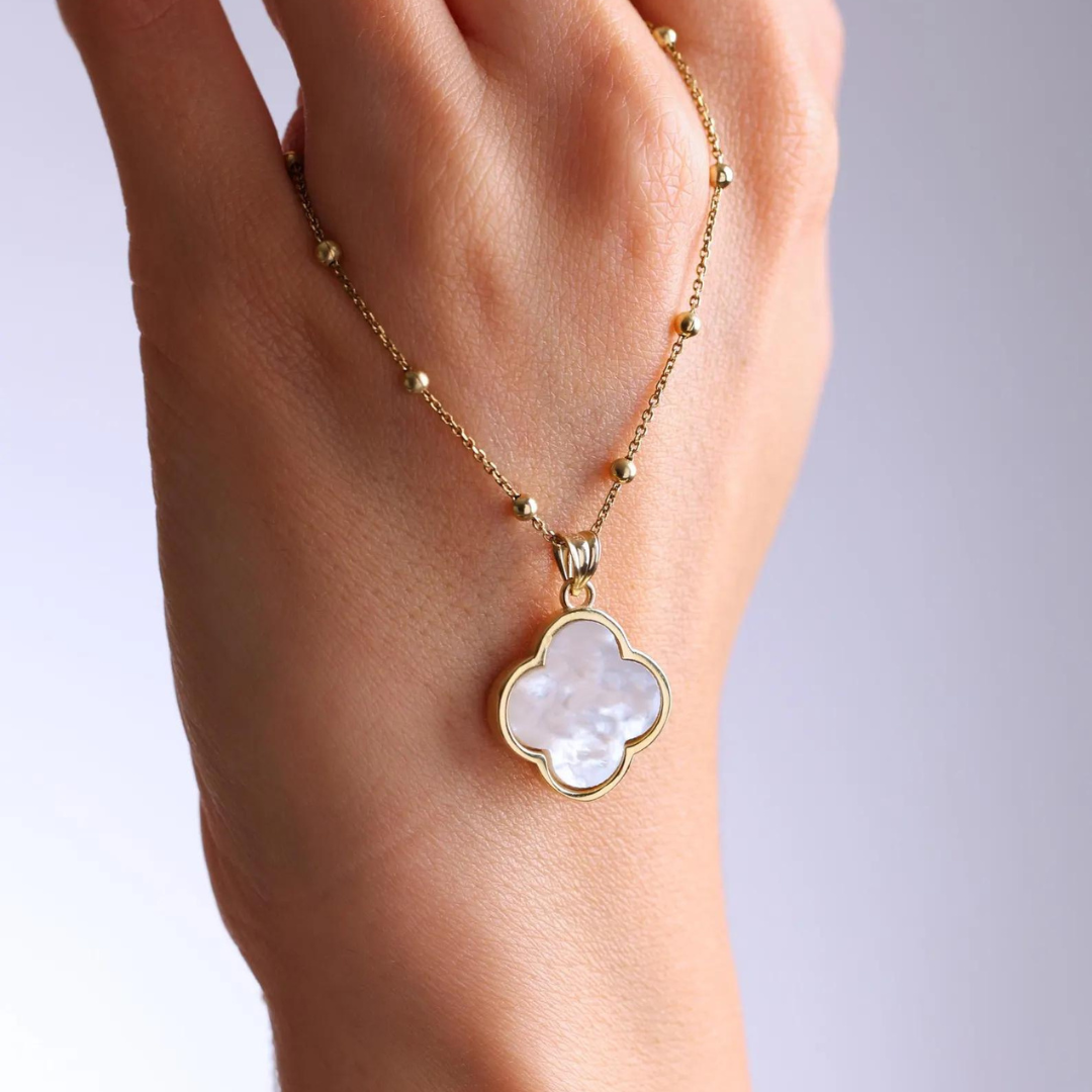 Pearl Clover Necklace