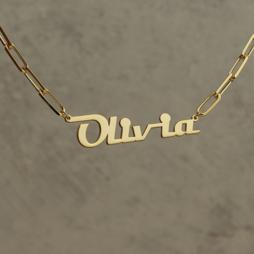 Link Chain Name Necklace
