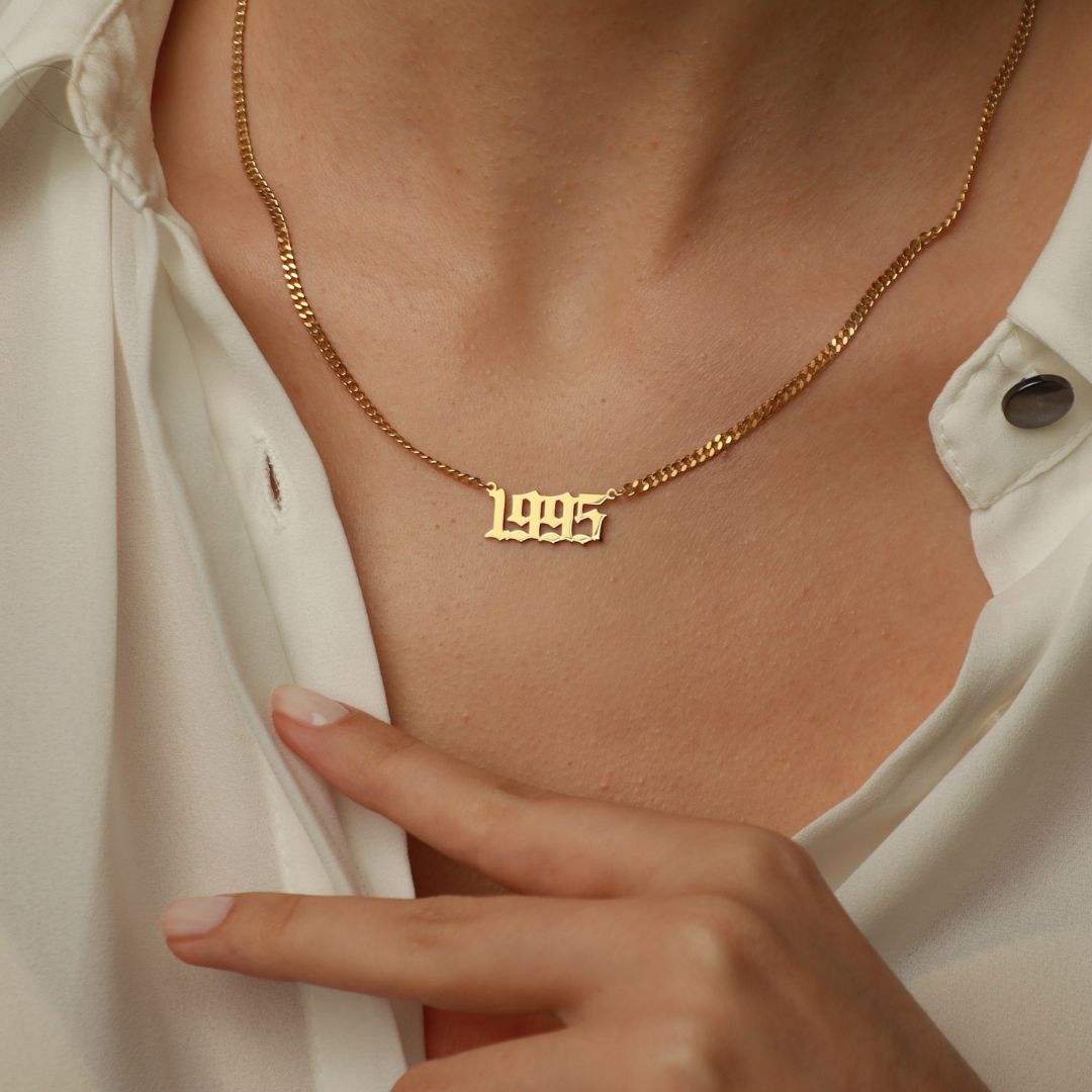Personalized Year Necklace