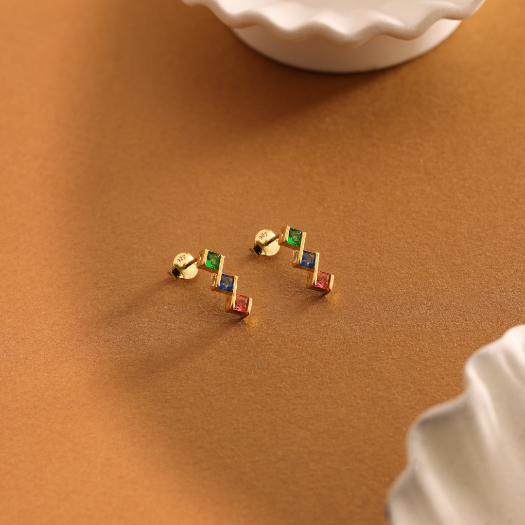 Custom Birth Stone Earrings