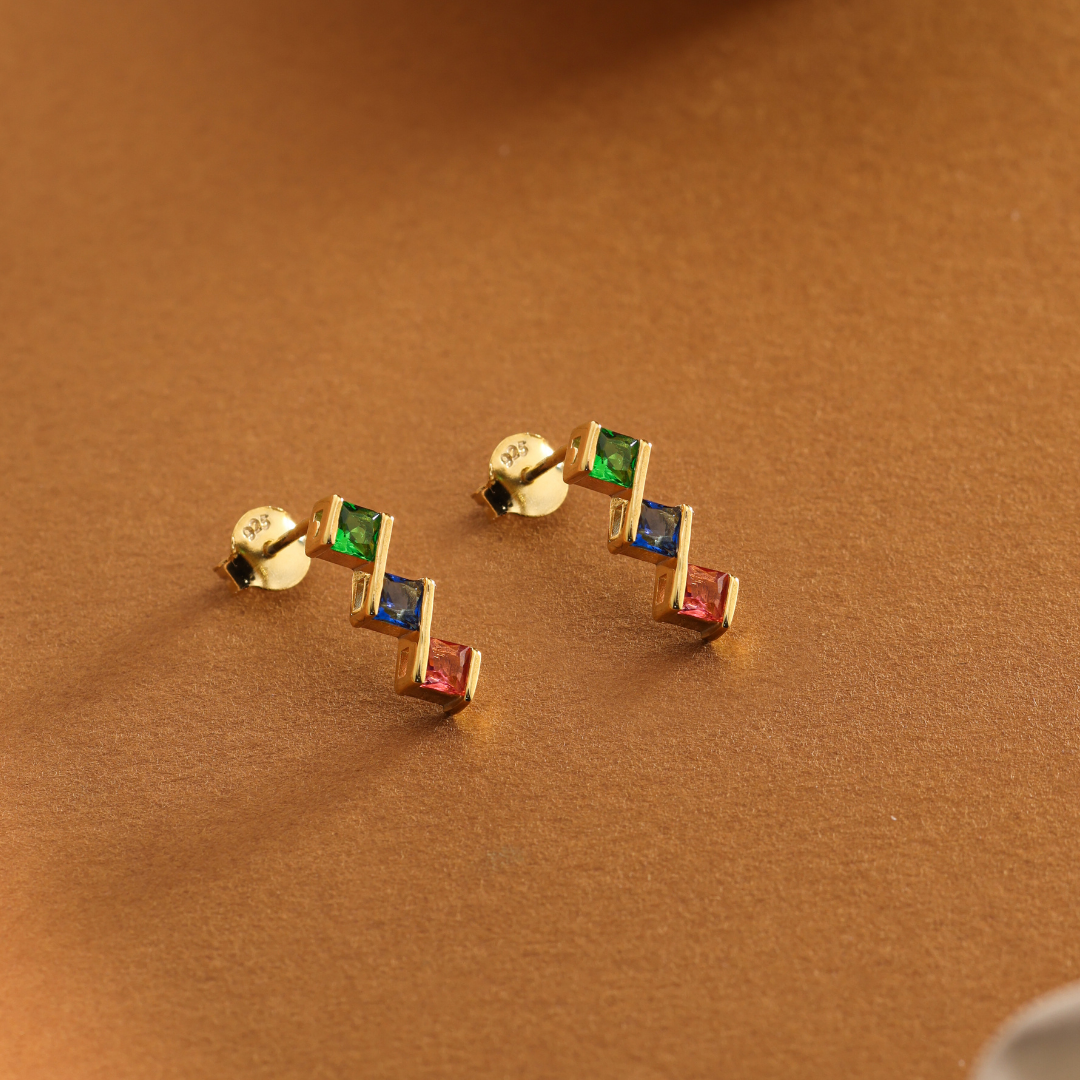 Custom Birth Stone Earrings