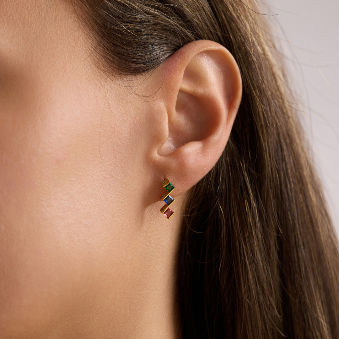 Custom Birth Stone Earrings