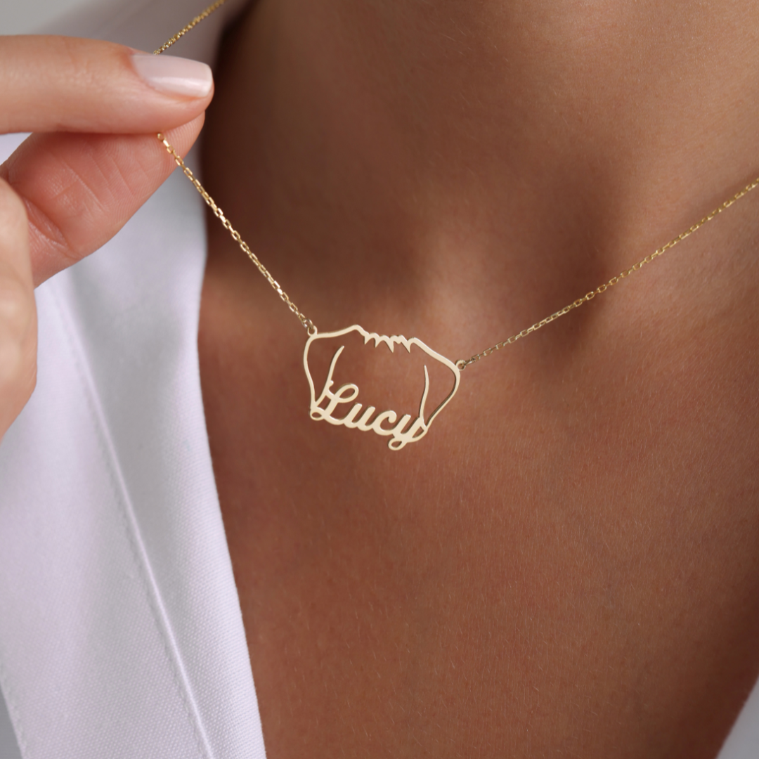 Custom Dog Ears Necklace
