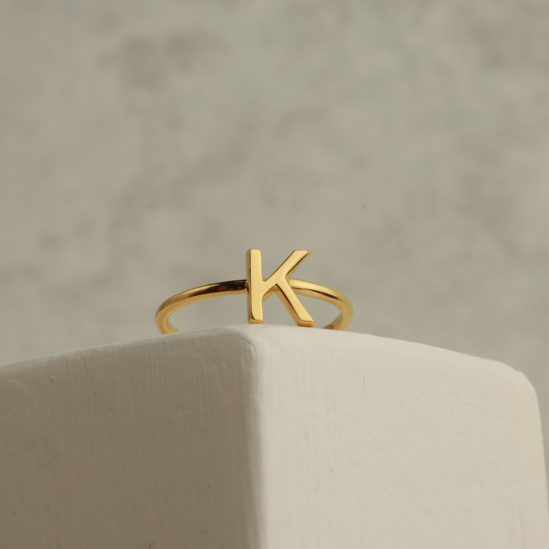 Custom Letter Ring