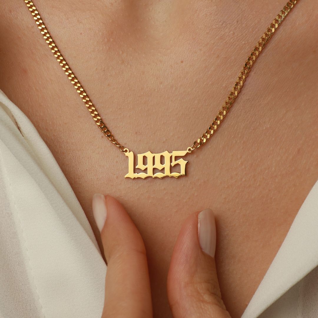 Personalized Year Necklace