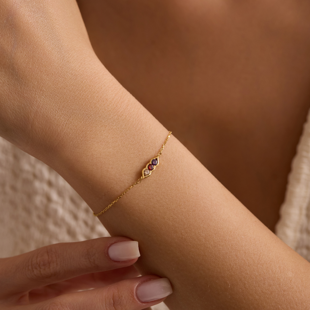 Customized Birthstone Bracelet