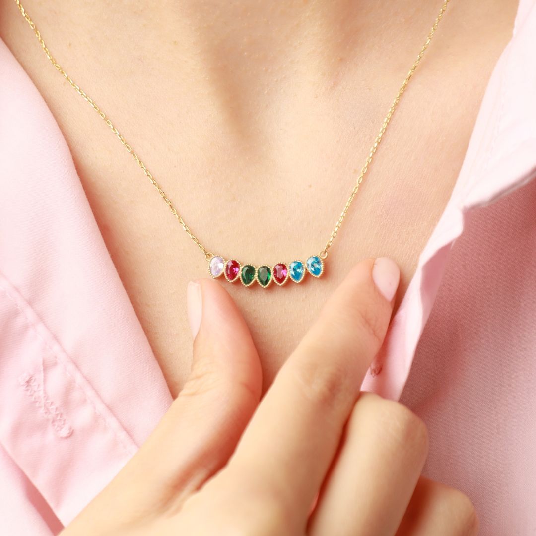 Dainty Birthstone Necklace