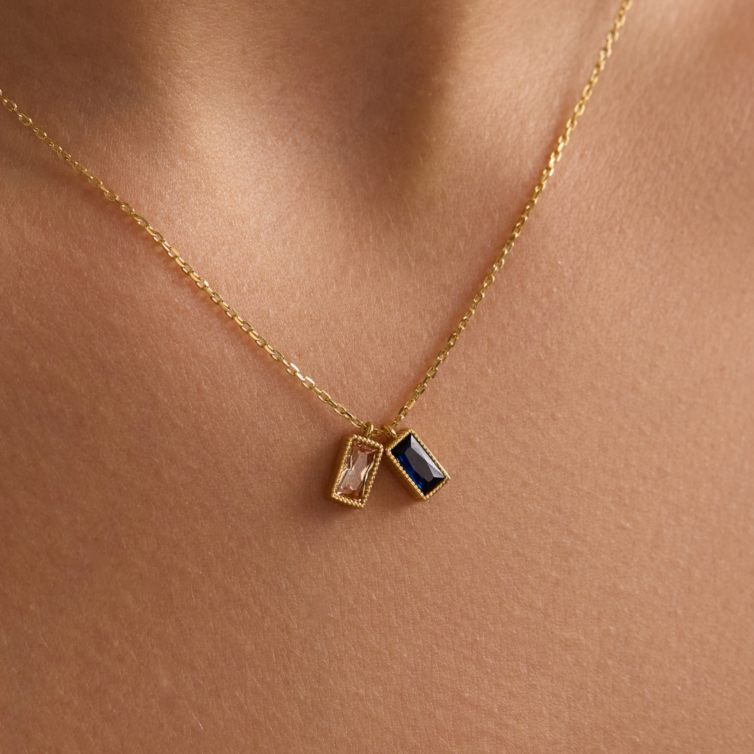 Multiple Birthstone Necklace for Mom