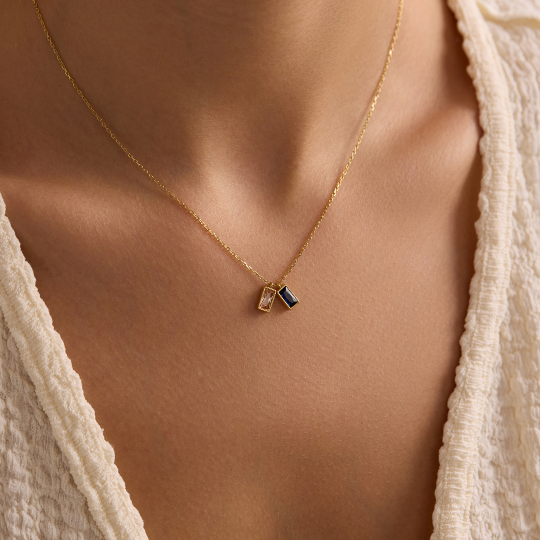 Multiple Birthstone Necklace for Mom