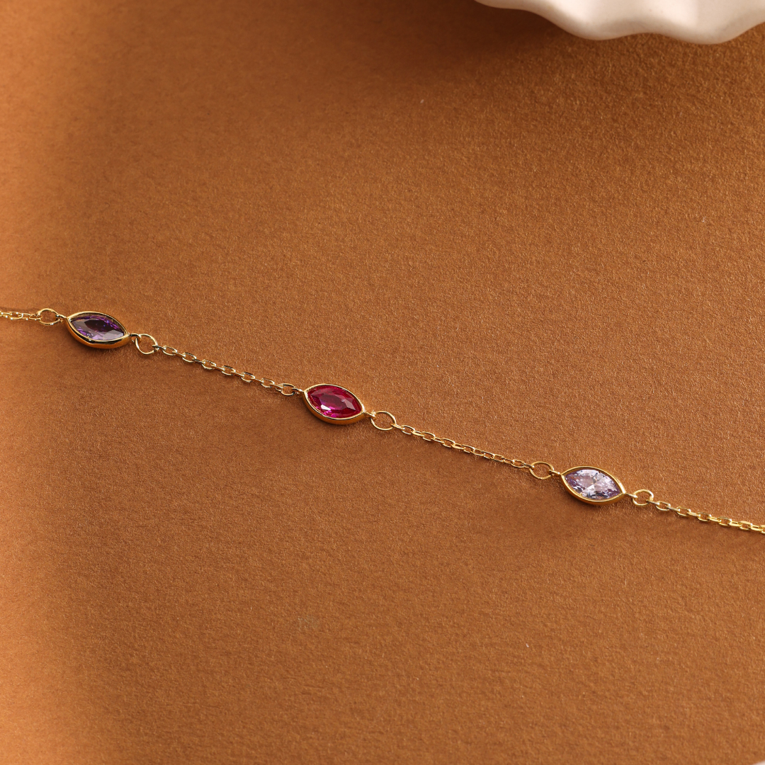 Personalized Birthstone Bracelet