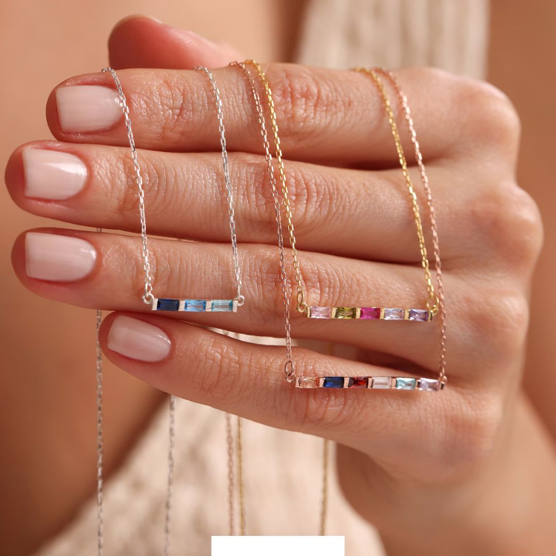 Personalized Birthstone Necklace