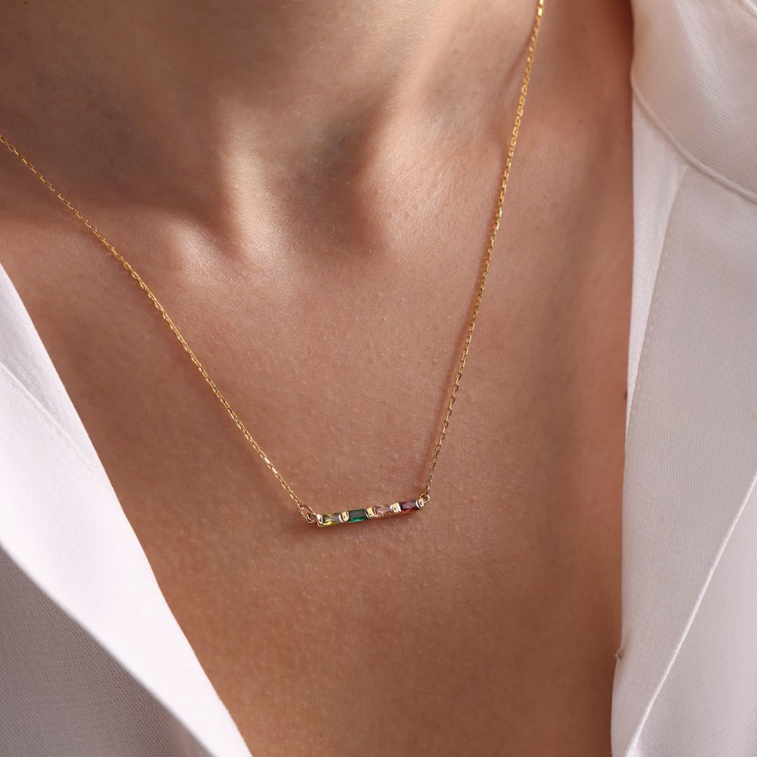 Personalized Birthstone Necklace