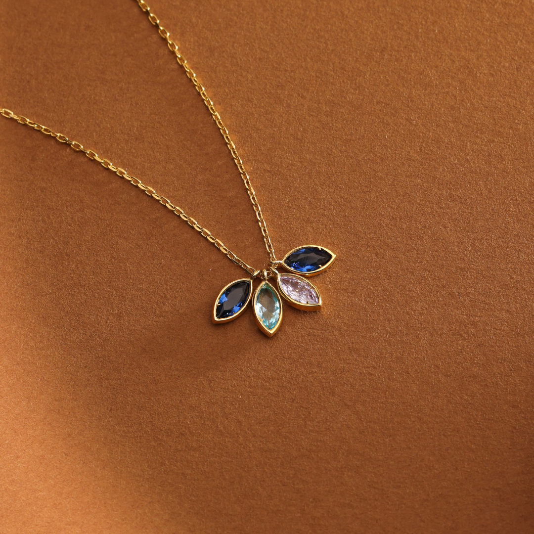 Personalized Birthstone Pendant Necklace