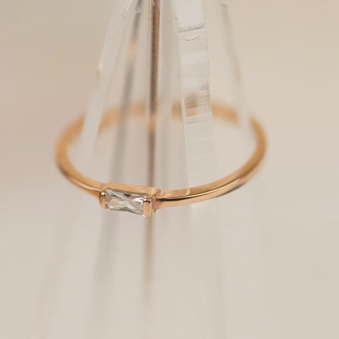 Baguette Birthstone Ring