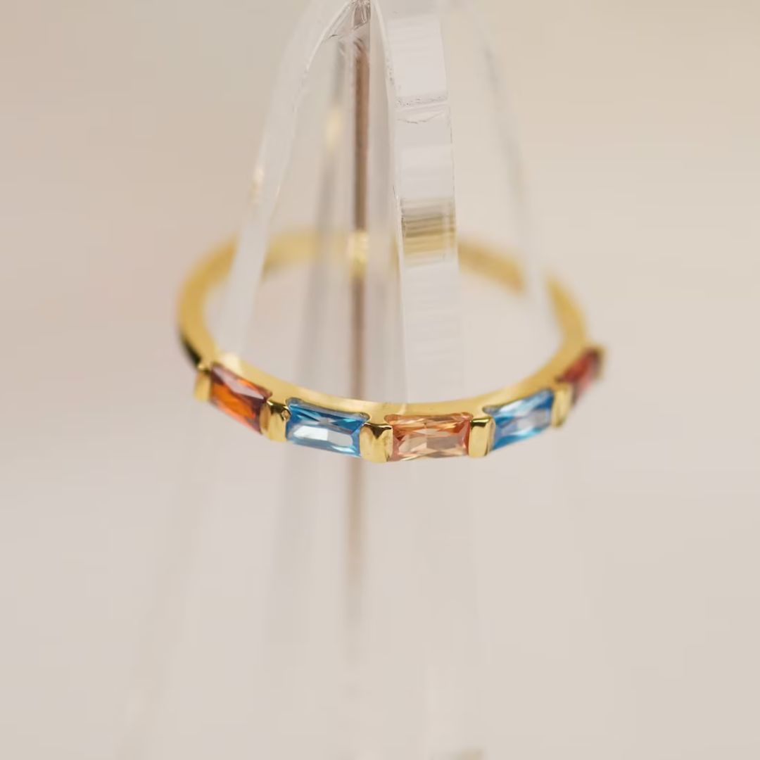 Baguette Birthstone Ring