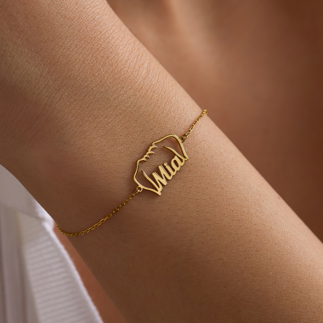 Personalized Dog Ears Bracelet