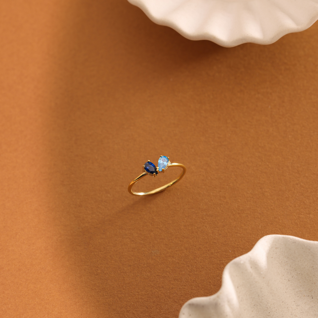 Two Birthstone Ring for Mom