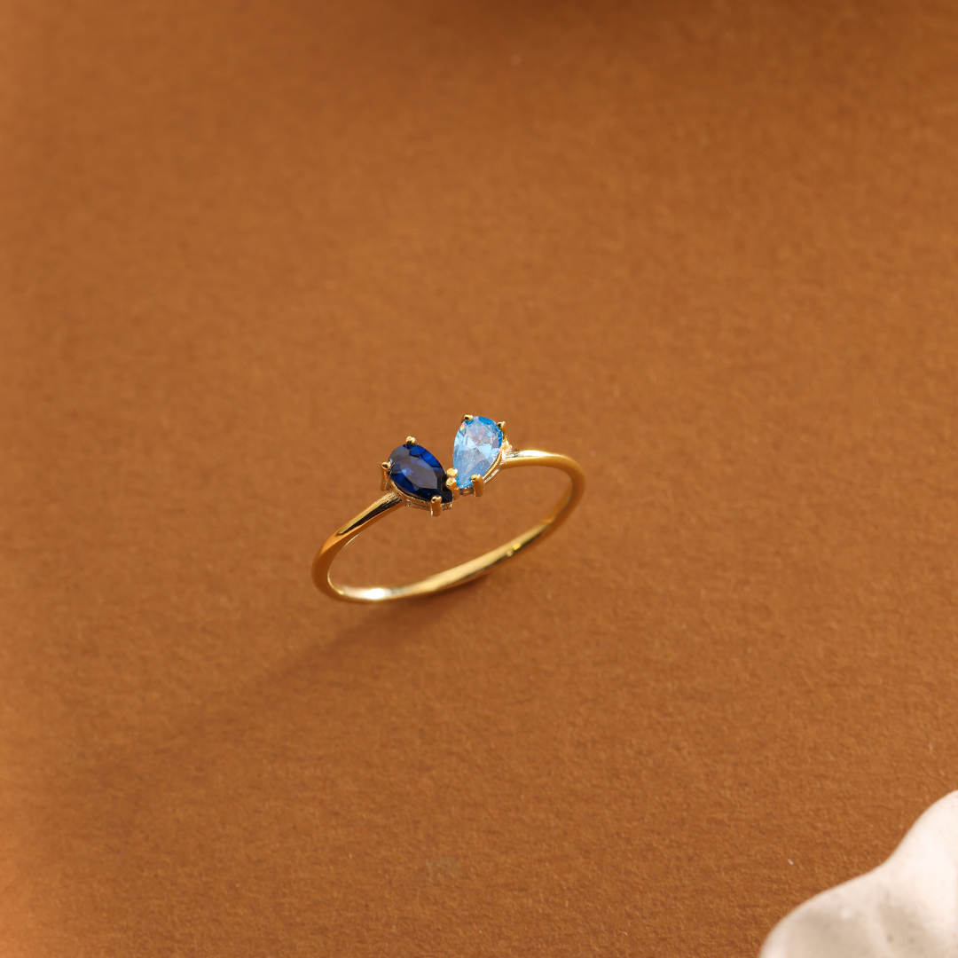 Two Birthstone Ring for Mom