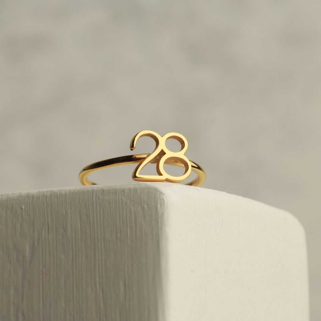 Custom Number Ring