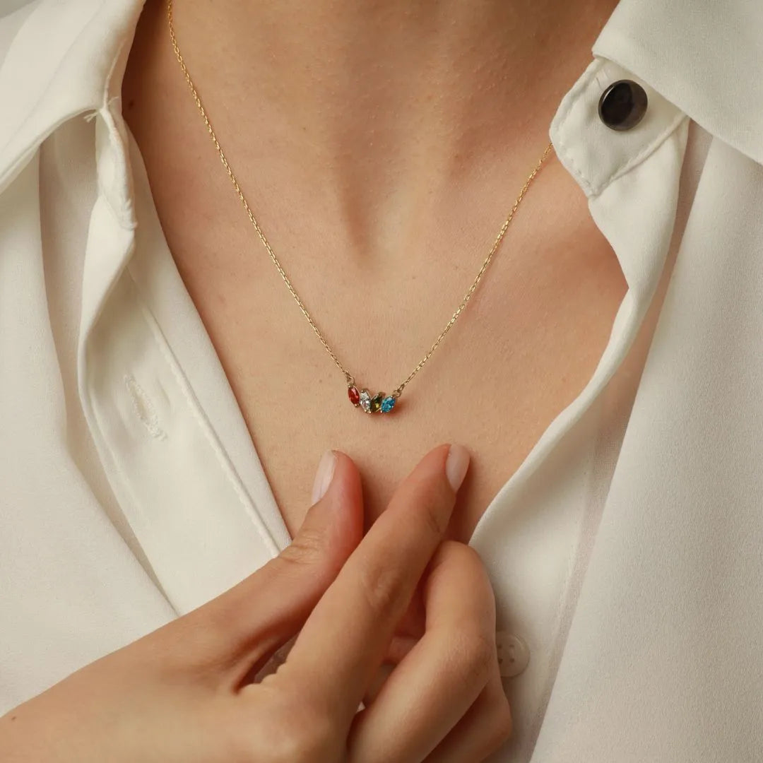 Mom's Birthstone Necklace