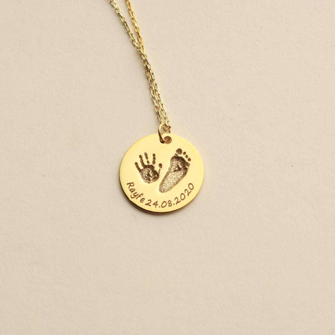 Baby Footprint Necklace