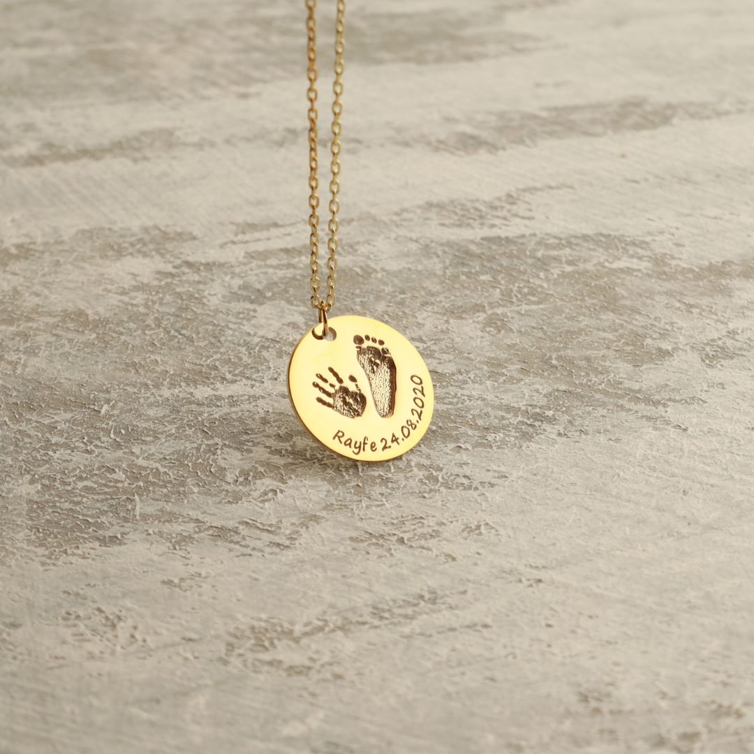 Baby Footprint Necklace
