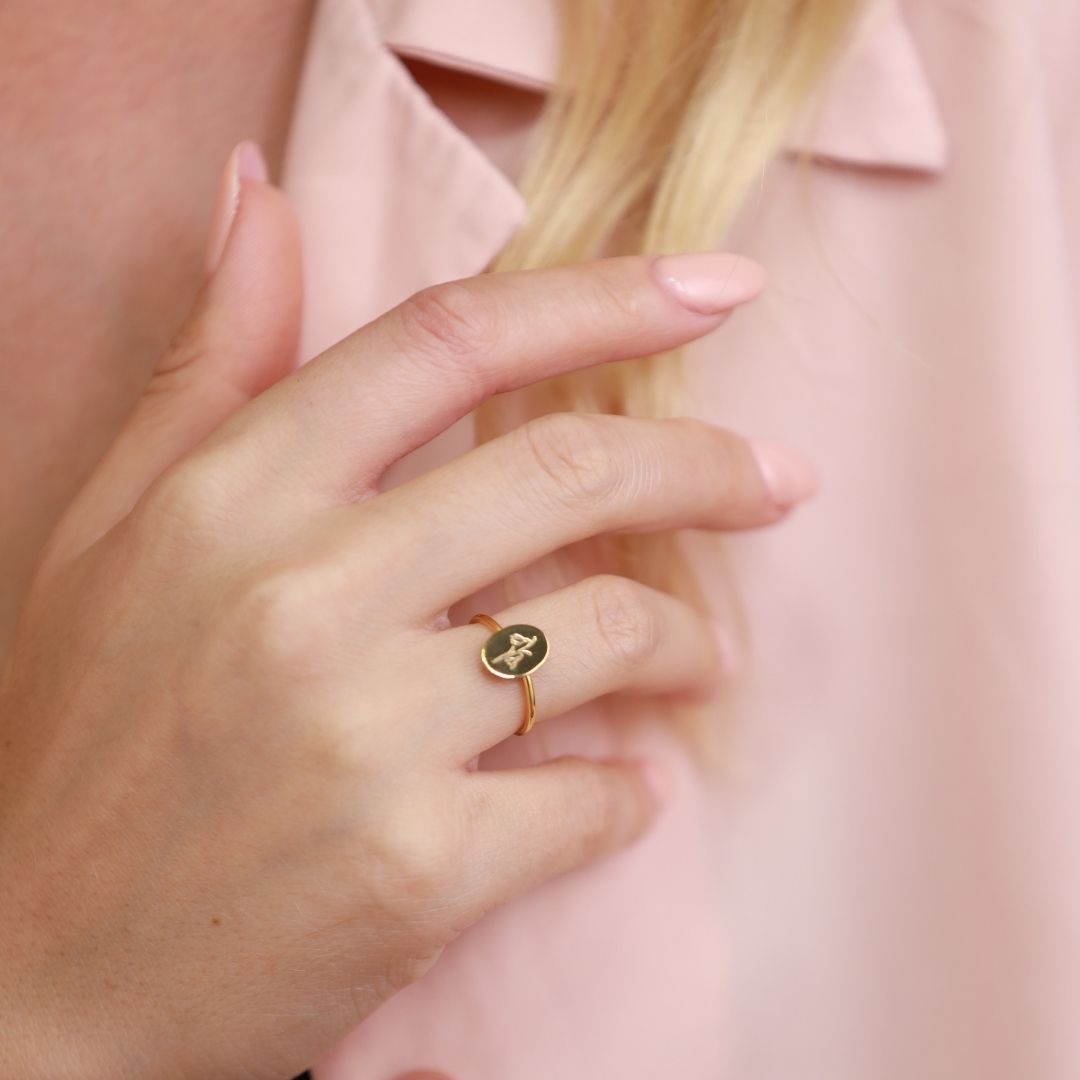 Birth Flower Ring