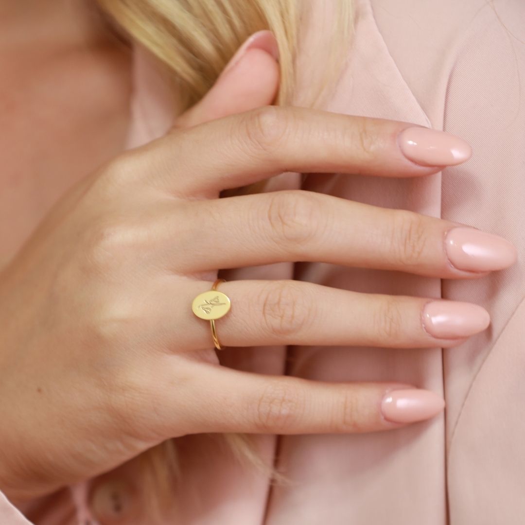Birth Flower Ring