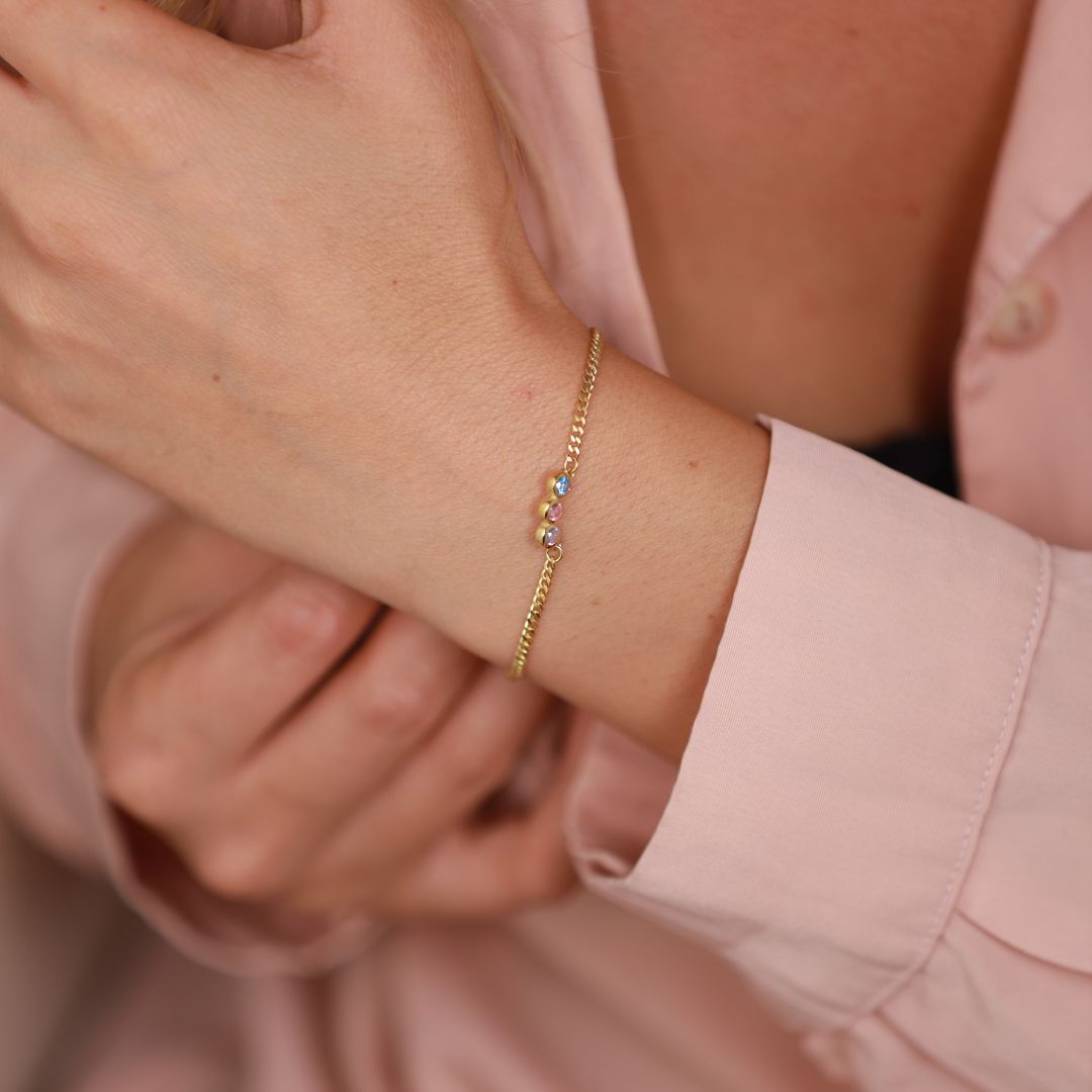 Family Birthstone Bracelet