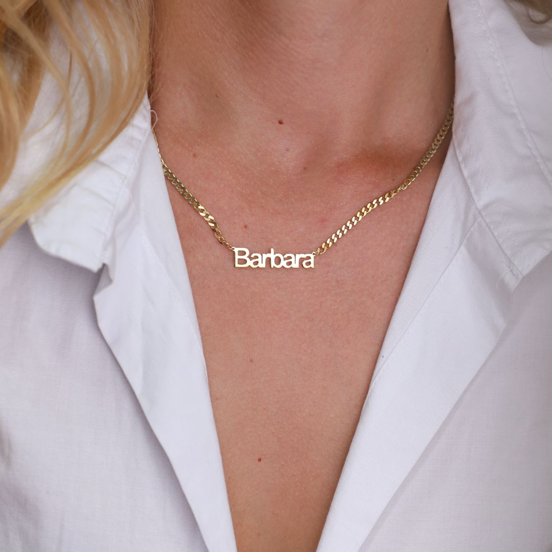 Custom Nameplate Necklace