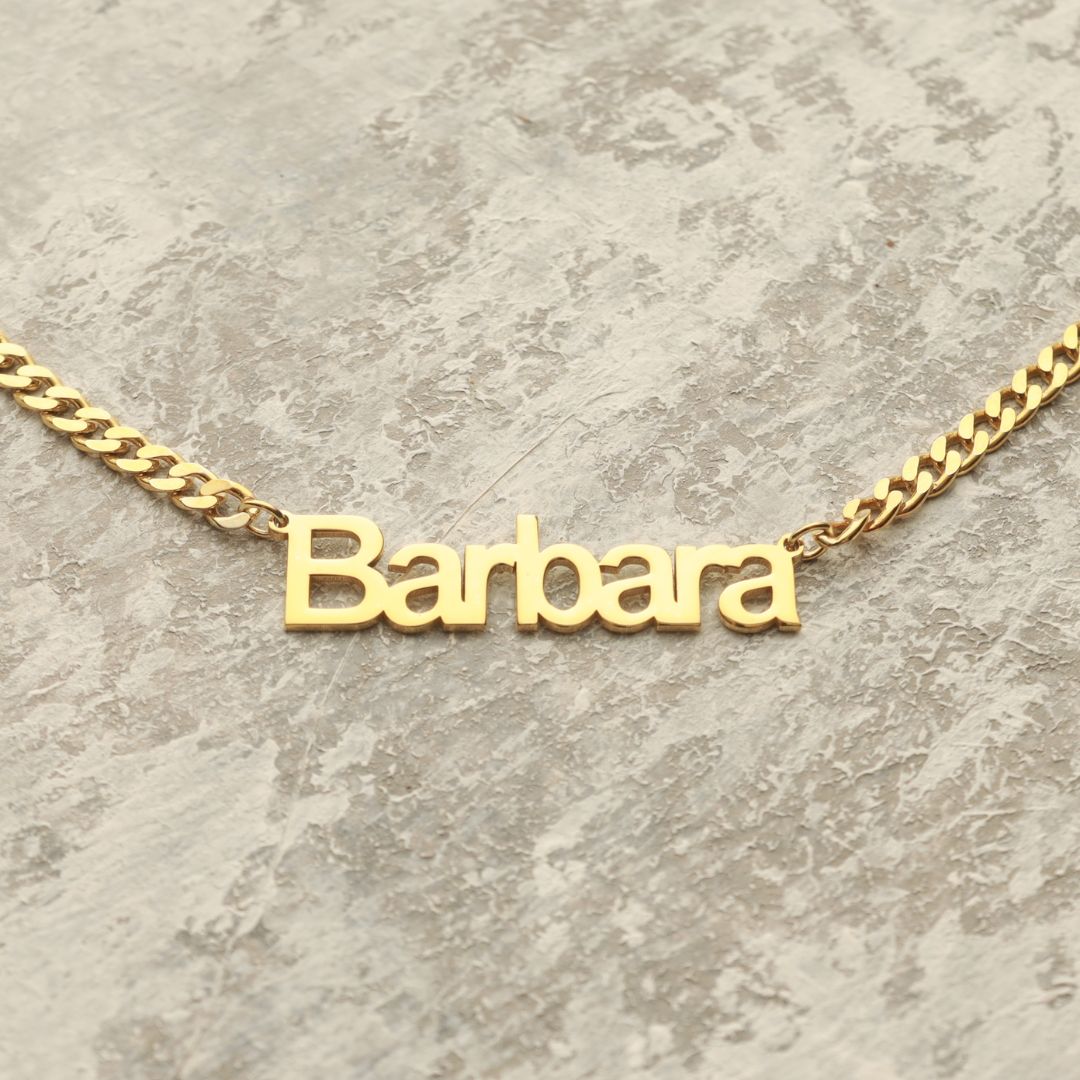 Custom Nameplate Necklace