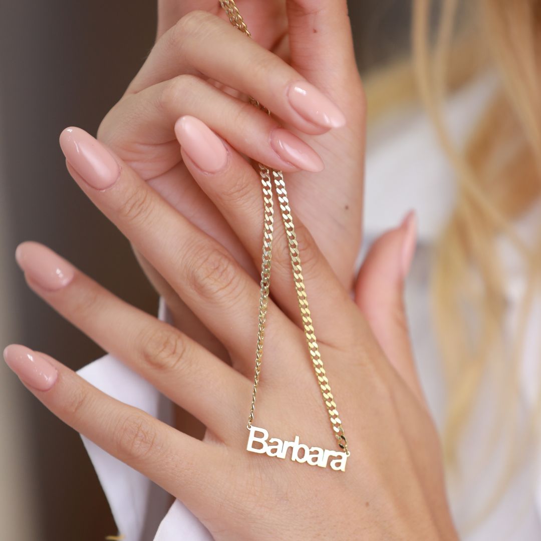 Custom Nameplate Necklace