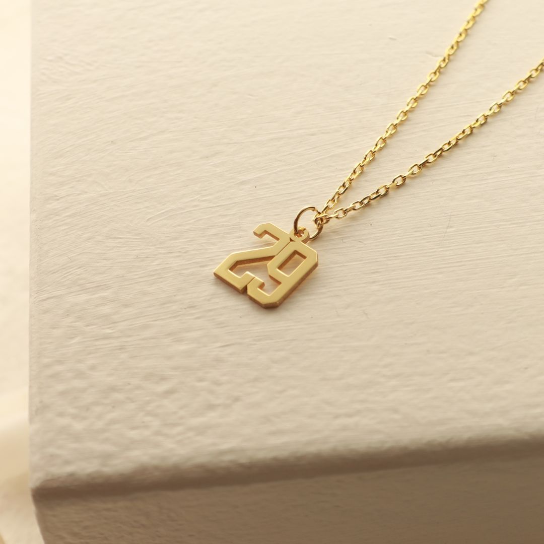 Custom Number Necklace