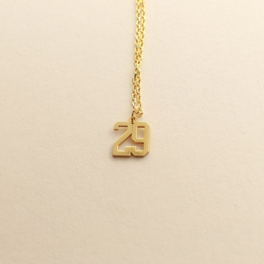 Custom Number Necklace