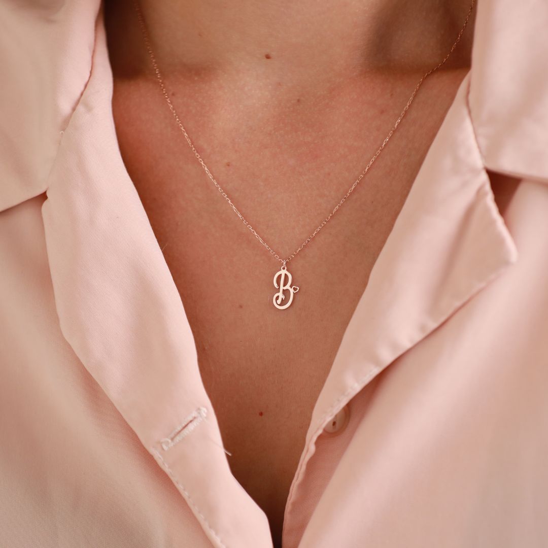 Dainty Initial Necklace