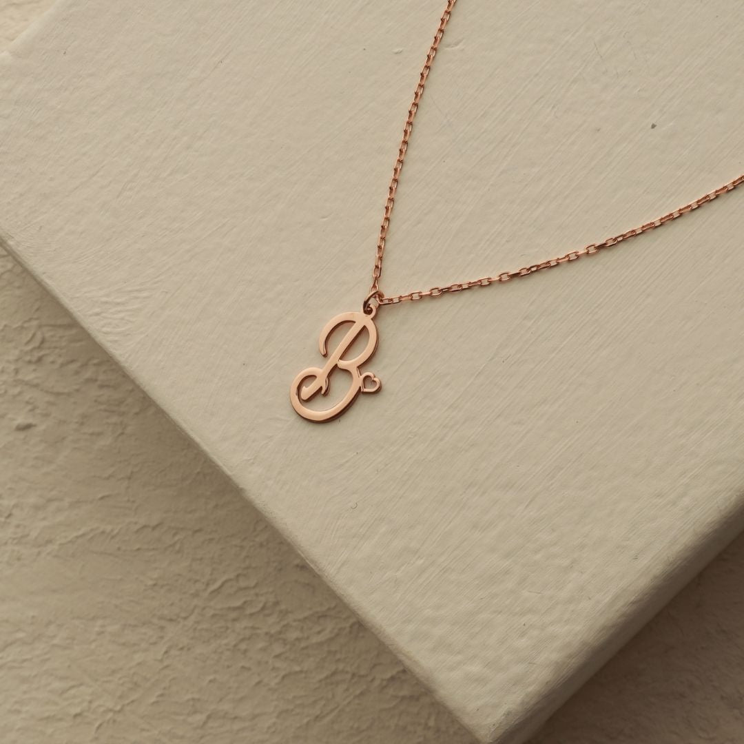 Dainty Initial Necklace