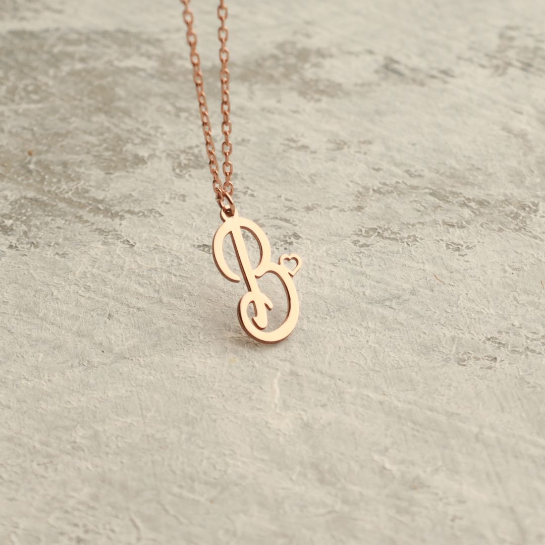 Dainty Initial Necklace