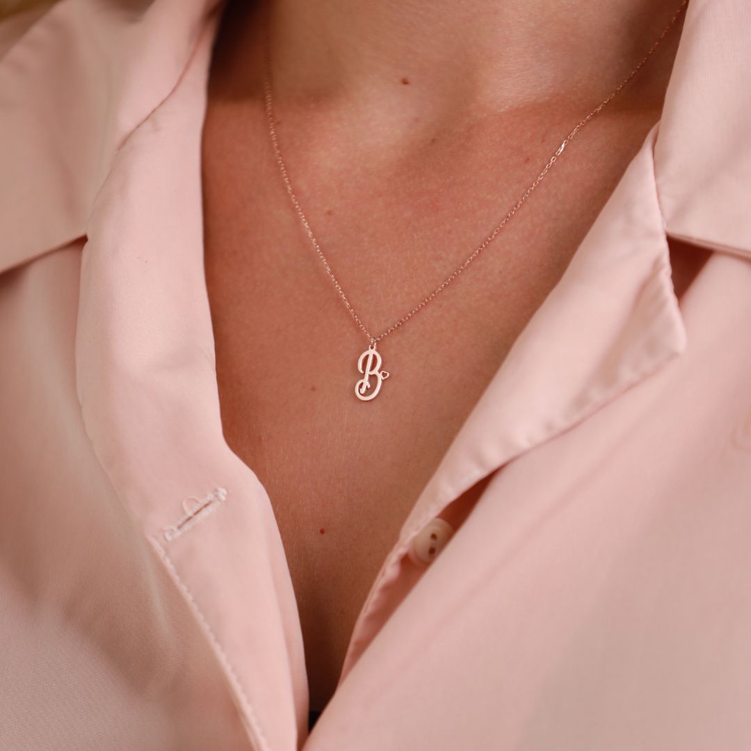 Dainty Initial Necklace