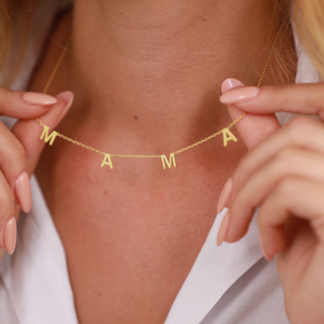 Mama Letter Necklace