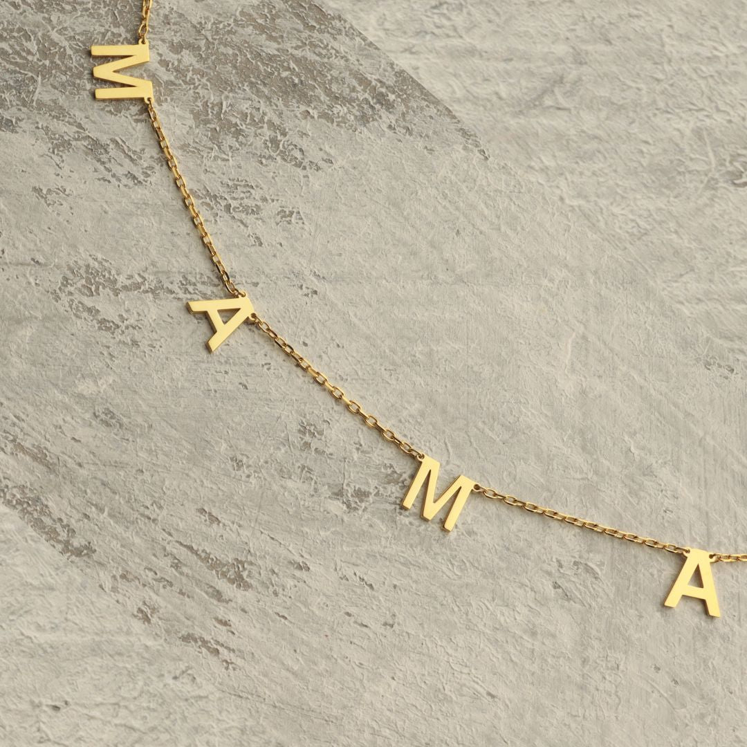 Mama Letter Necklace