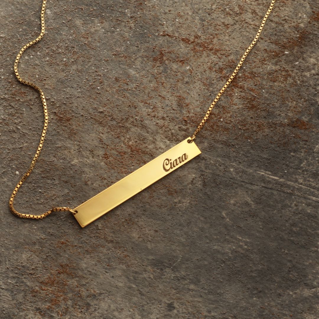 Personalized Name Plate Necklace