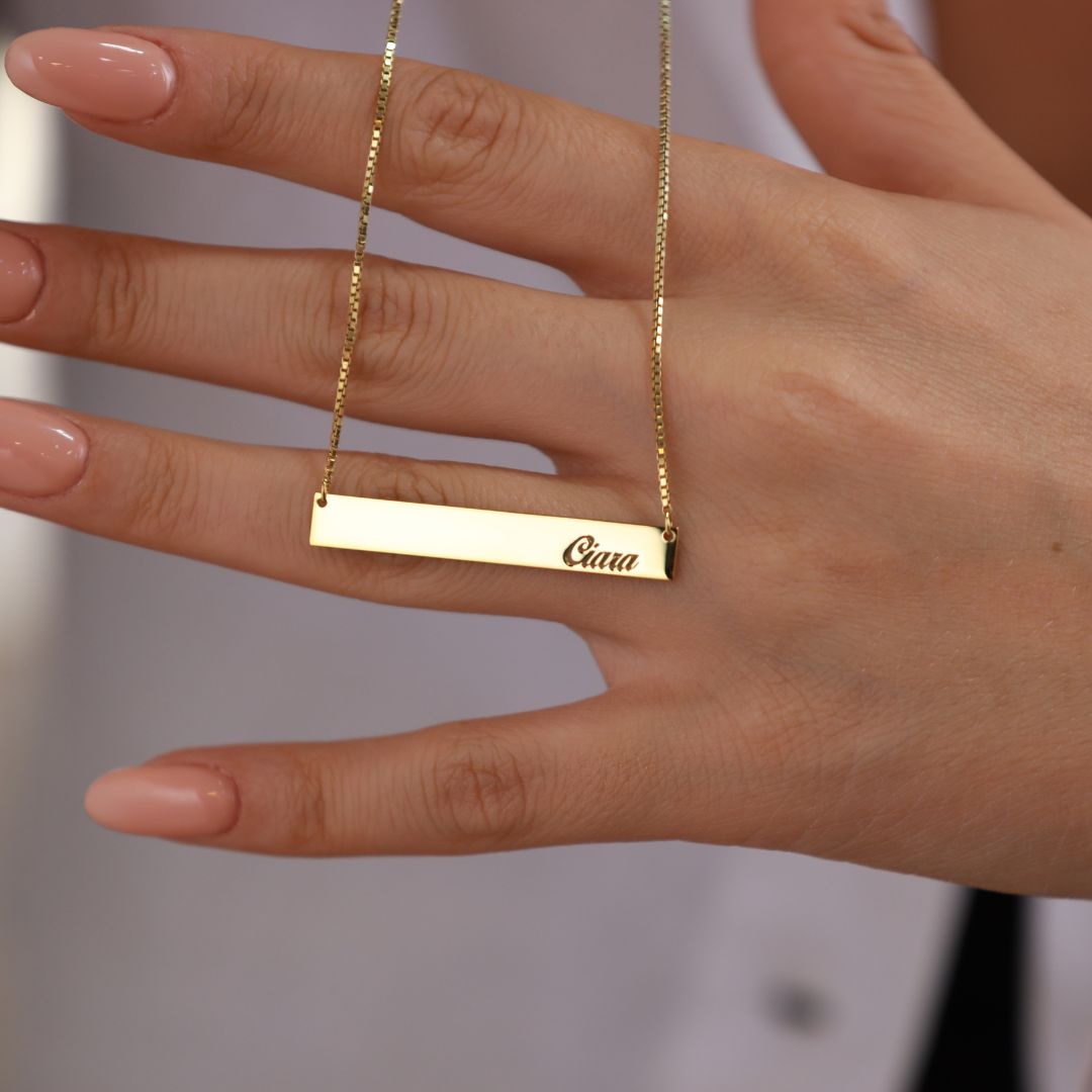 Personalized Name Plate Necklace