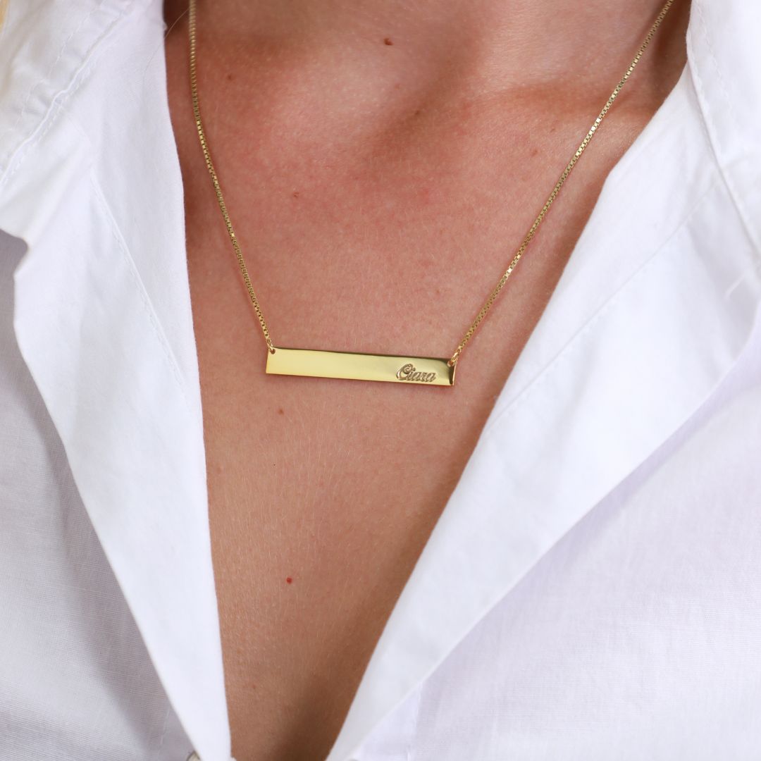 Personalized Name Plate Necklace