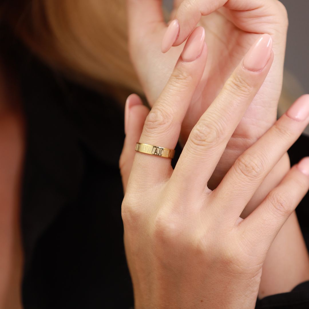 Roman Numeral Ring