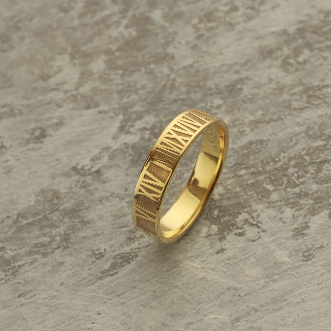 Roman Numeral Ring