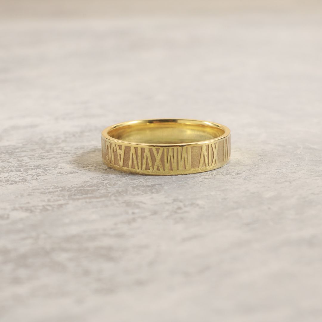 Roman Numeral Ring