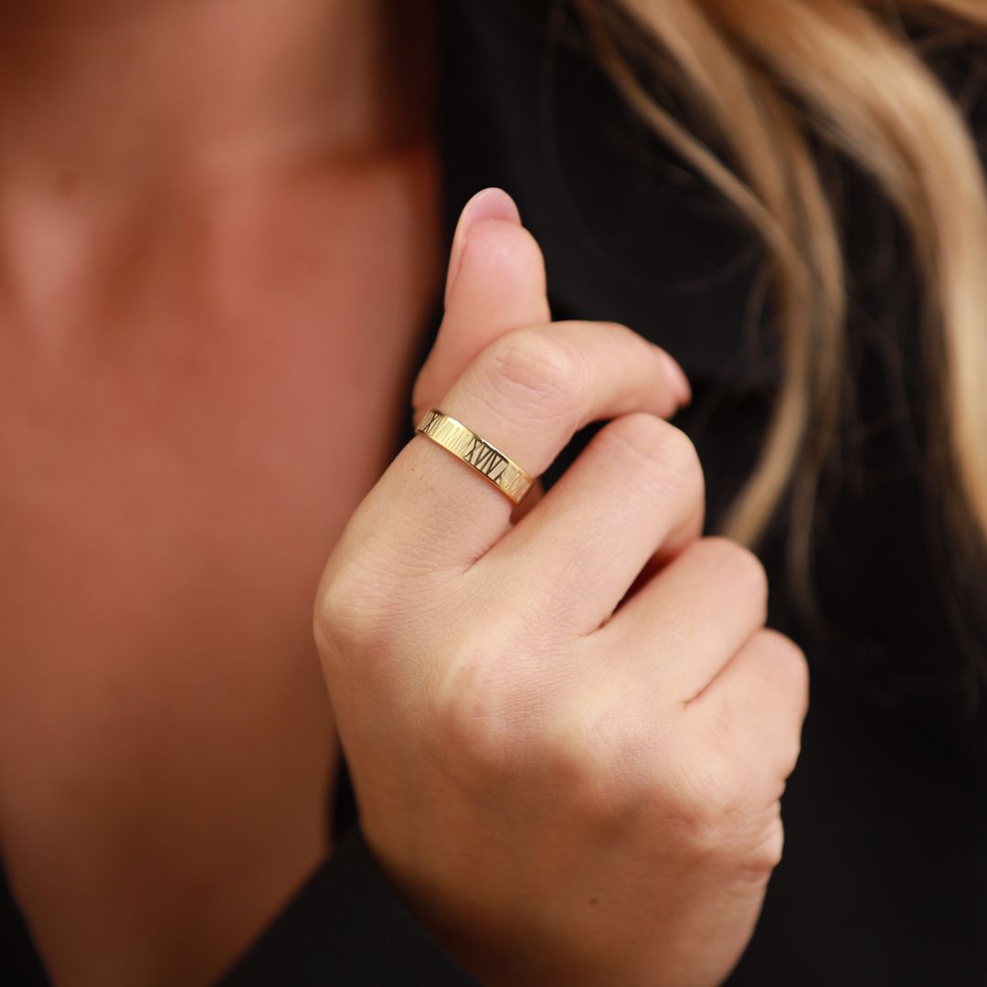 Roman Numeral Ring