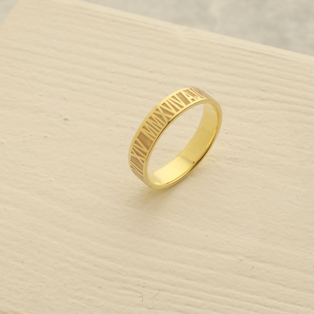 Roman Numeral Ring