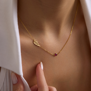 Angel Wing Memorial Necklace