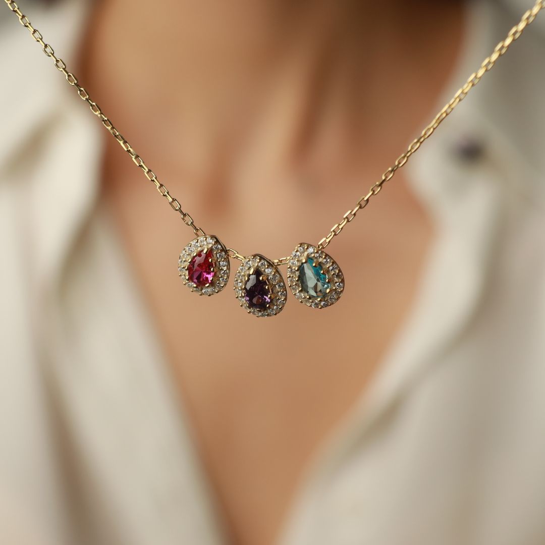 Custom Birthstone Necklace